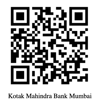 Payment QR Code for Indian Authors